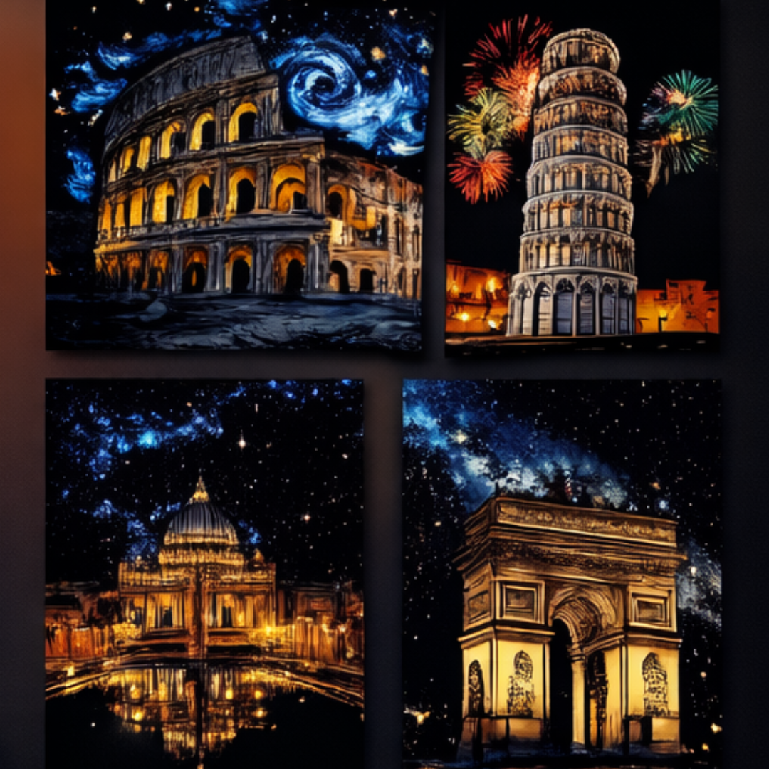 Laminas Scratch de Ciudades