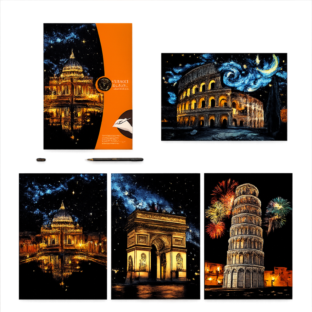 Laminas Scratch de Ciudades