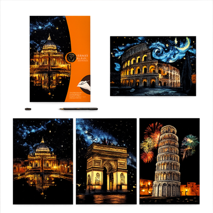 Laminas Scratch de Ciudades